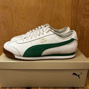 NEW Men's Puma Roma '68 OG Size 12 in White and Green